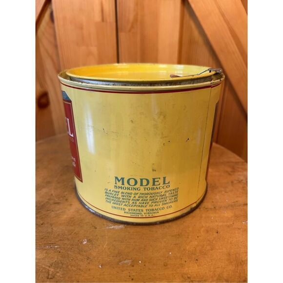 VINTAGE MODEL SMOKING TOBACCO TIN  - EMPTY - COLLECTORS ITEM (8159) - Picture 2 of 7